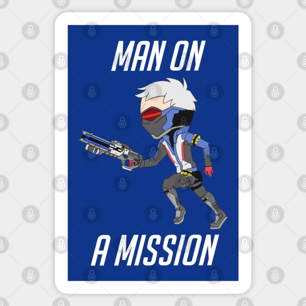 Man On A Mission Sticker by Koa